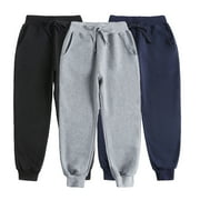 YTDSCS Boys Girls Summer Sweatpants for Kids Teen,Unisex Toddler Jogger Pants Elastic Waist Sport Casual Active Pants Big Boys Girls Sweats Pants,Size 4-14Y
